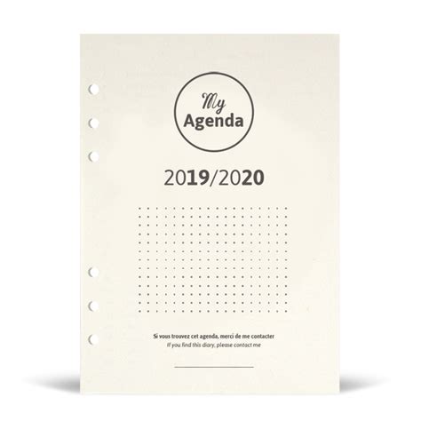 Agenda 2019 2020: A5 agenda 2019 2020 pour booster votre motivation - Octobre 2019 à Décembre 2020 - Motif étoiles